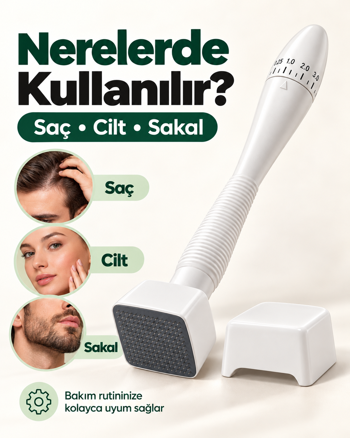 Reneva™ Dermastamp 140  Evde Mikro İğneleme Cihazı