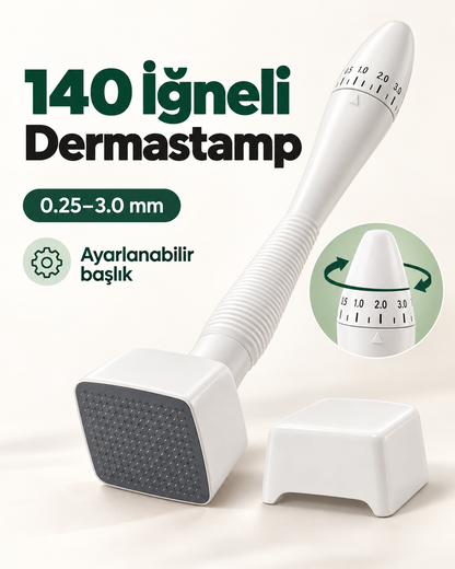 Reneva™ Dermastamp 140  Evde Mikro İğneleme Cihazı