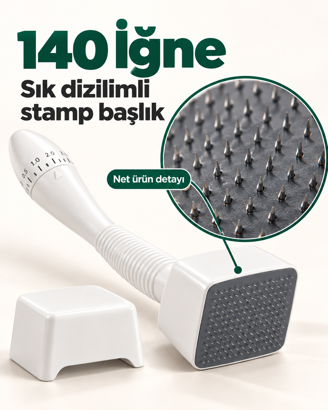 Reneva™ Dermastamp 140  Evde Mikro İğneleme Cihazı